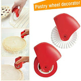 Pie Crust Wheel Cutter & Decorator Set