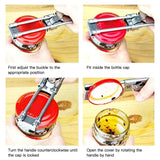Adjustable Multifunctional Stainless Steel Can Opener