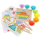 Wooden Go Games Set Dots Shuttle Beads Board Games